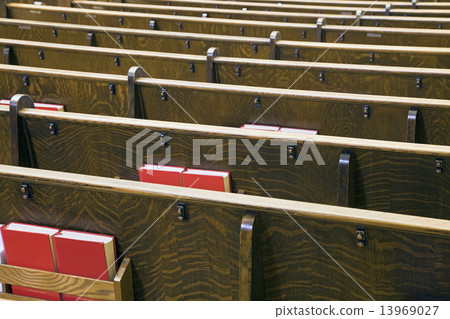 Benches in the church 13969027