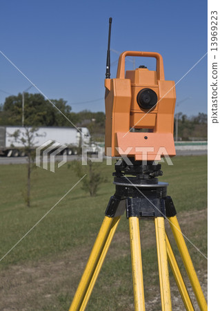 Surveying highway 13969223
