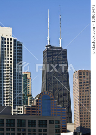 Hancock betweetn other buildings Hancock betweetn other buildings 13969472
