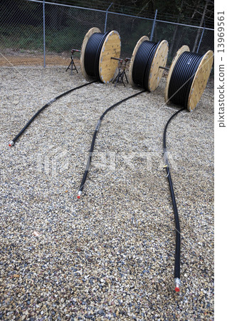 Spools with coax Spools with coax 13969561