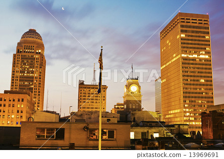 Early Morning in Louisville 13969691