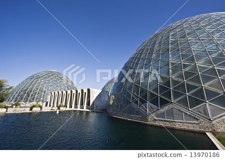Domes of a Botanic Garden in Milwaukee Domes of a Botanic Garden in Milwaukee 13970186