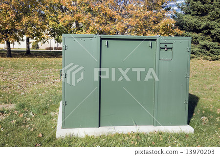 Transformer in Autumn scenery 13970203