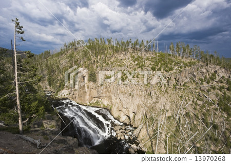 Falls in Yellowstone 13970268
