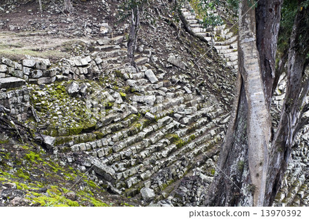 Stairs in ancient Copan 13970392