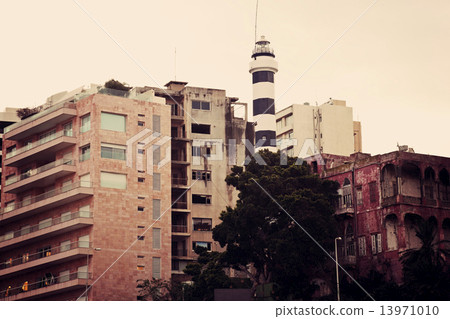 Lighthouse in downtown of Beirut Lighthouse in downtown of Beirut 13971010