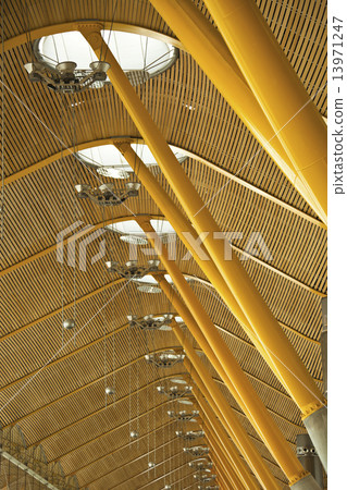 Modern Baraja Airport in Madrid 13971247