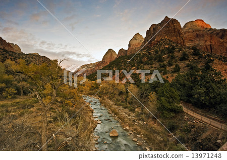 Sunset in Zion 13971248