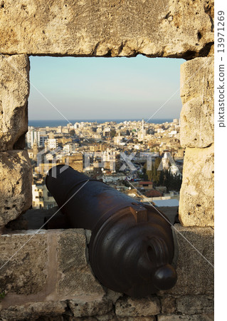 Cannon in the window 13971269
