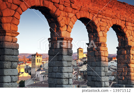 Aqueduct in Segovia Aqueduct in Segovia 13971512