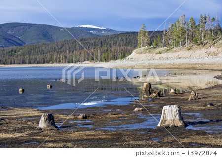 Lake in Rockies Lake in Rockies 13972024