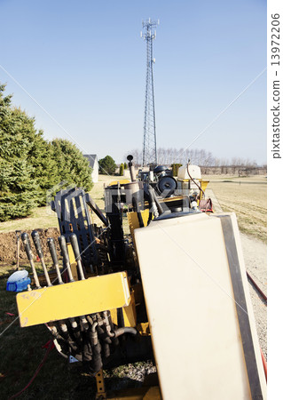 Directional boring and instaling the conduit for fiber Directional boring and instaling the conduit for fiber 13972206