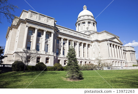 Facade of State Capitol in Frankfort 13972263