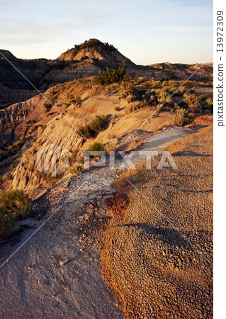 Sunset in Theodore Roosevelt National Park 13972309