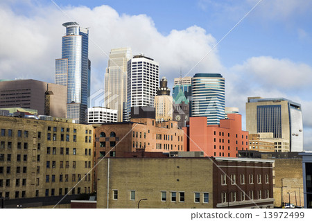 Colorful Buildings in Minneapolis Colorful Buildings in Minneapolis 13972499