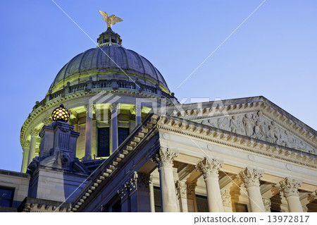Dome of State Capitol Building in Jackson 13972817