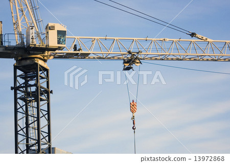 Crain against blue sky 13972868