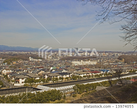 A view of the streets of Katakura-cho, which it desires from the silk road 13974055
