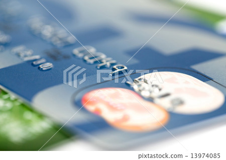 close up stacking credit cards close up stacking credit cards 13974085
