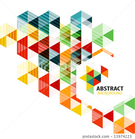 Geometric abstract polygonal background Geometric abstract polygonal background 13974223