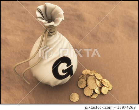 Gold and coin bags Gold and coin bags 13974262