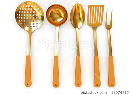 Gold cutlery 13974713