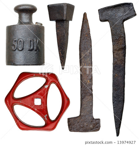 Various Objects On White Background Various Objects On White Background 13974927