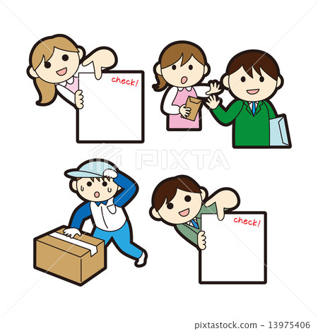Work illustrations | check · sign - Stock Illustration [13975406] - PIXTA