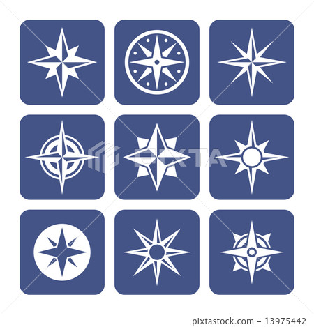Compass Icons Set 13975442