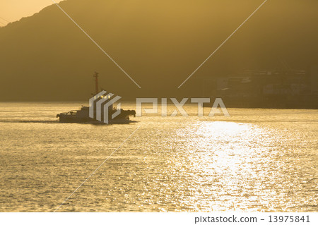 Nagasaki Harbor Evening landscape 13975841