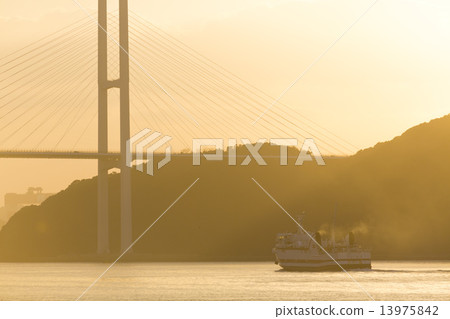 Goddess Ohashi and ferry 13975842