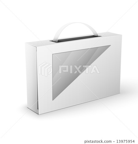 White Product Package Box Mock Up Template 13975954