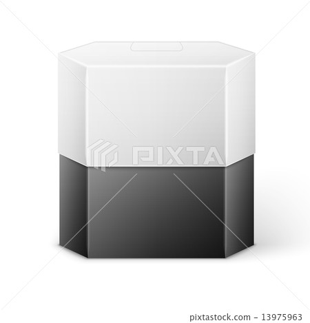 White Product Package Box Mock Up Template 13975963
