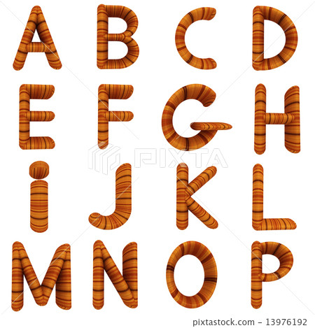 Wooden Alphabet set 13976192
