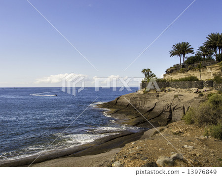 Picturesque El Duque beach in Tenerife. Canary islands, Spain Picturesque El Duque beach in Tenerife. Canary islands, Spain 13976849