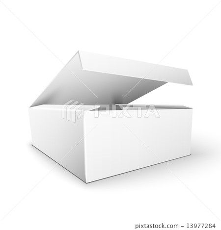 White Product Package Box Mock Up Template 13977284