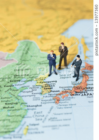商業/外交形象（世界地圖 - 日本和東亞） 13977360