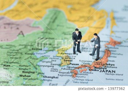 商業/外交形象（世界地圖 - 日本和東亞） 13977362