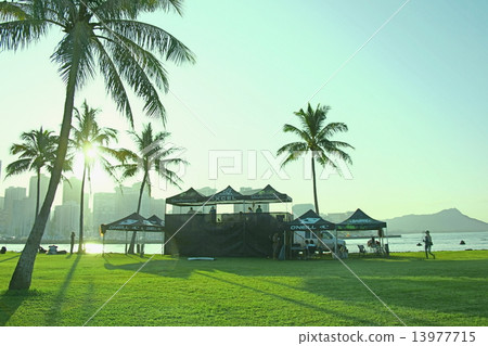 阿拉莫阿納公園的早晨 阿拉莫阿納公園的早晨 13977715