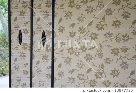 Katsura Imperial Villa Gesparo Fusuma Shuttle Pull 13977780