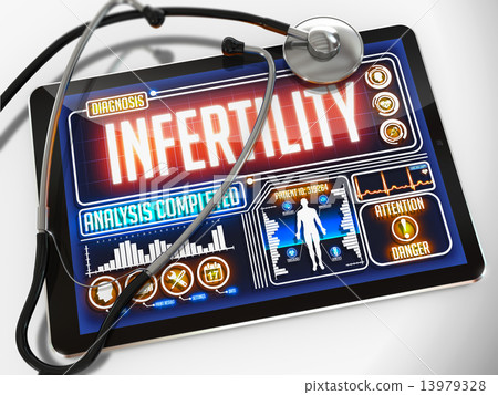 Infertility on the Display of Medical Tablet. 13979328