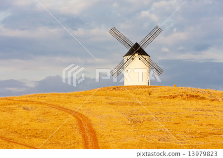 windmill, Alcazar de San Juan, Castile-La Mancha, Spain 13979823