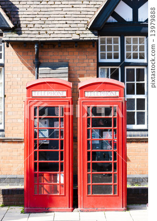 telephone booths, Stratford-upon-Avon, Warwickshire, England telephone booths, Stratford-upon-Avon, Warwickshire, England 13979888