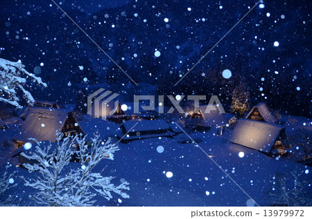 Gokayama的黃昏 13979972