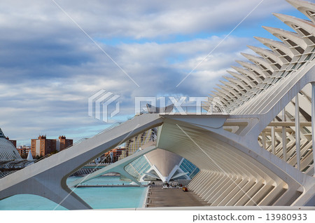 City of Arts and Sciences in Valencia. City of Arts and Sciences in Valencia. 13980933