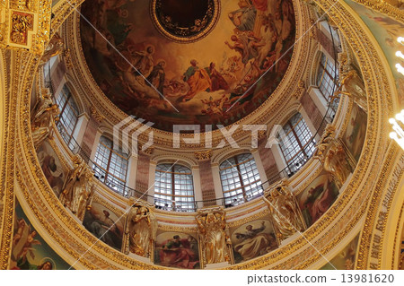 Russian orthodoxy cathedral temple interior Russian orthodoxy cathedral temple interior 13981620