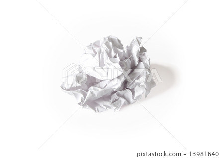 Crumpled paper ball Crumpled paper ball 13981640