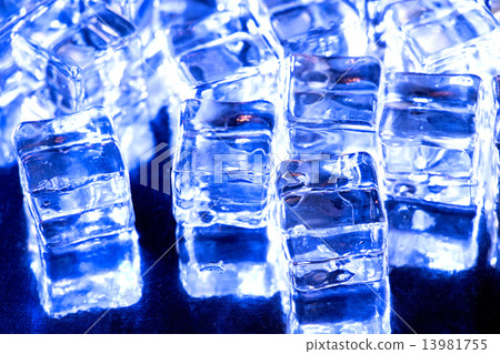 Image of blue fake ice Image of blue fake ice 13981755