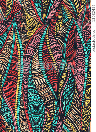 Zebtabgle seamless pattern - Stock Illustration [13982435] - PIXTA