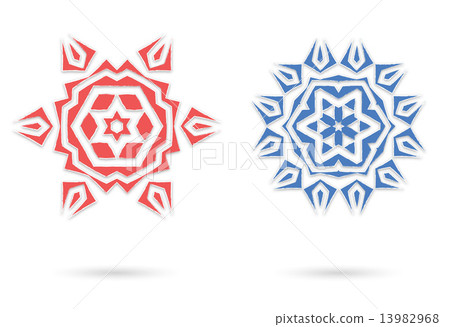 Isolated abstract stars Isolated abstract stars 13982968